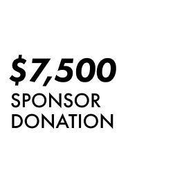 Sponsor Donation $7,500